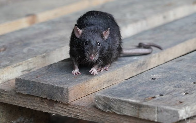 rodent on some wood